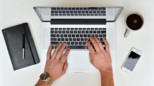 Writing at a Desk