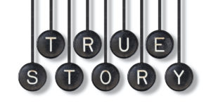 typewriter buttons isolated - true story